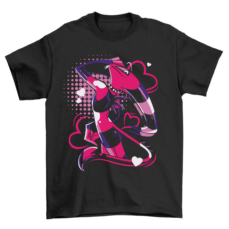 Hazbin Hotel T-Shirt Cute Blitz Unisex Black Tee Shirt