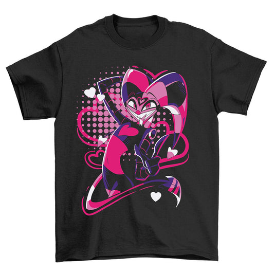 Hazbin Hotel T-Shirt Cute Fizzarolli Unisex Black Tee Shirt