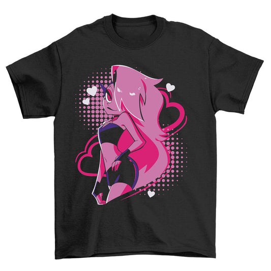 Hazbin Hotel T-Shirt Human Loona Unisex Black Tee Shirt