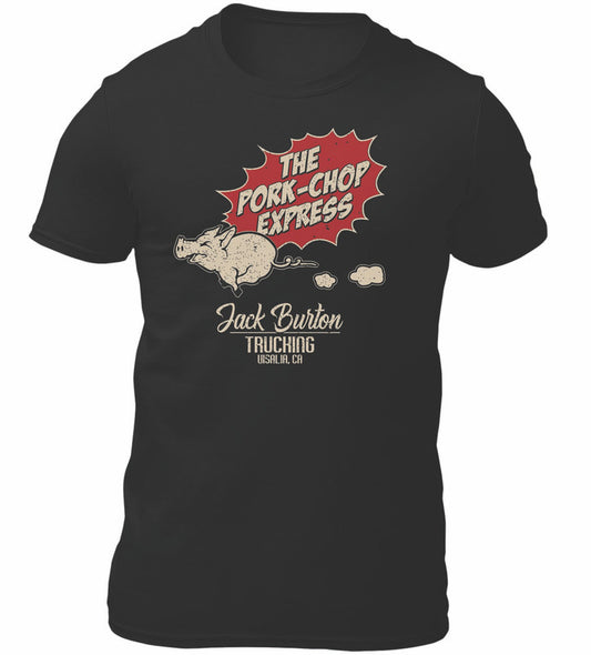 The Pork Chop Express Movie Themed T-Shirt Men's Unisex Black Tee Shirt