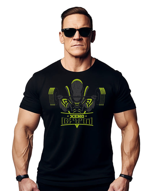 Alien Nostromo Logo Design Men's Gym T-Shirt