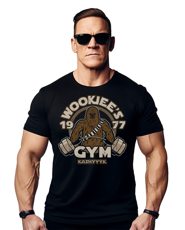 Star Wars Wookiee's Gym Design Men's Workout Bodybuilding T-Shirt