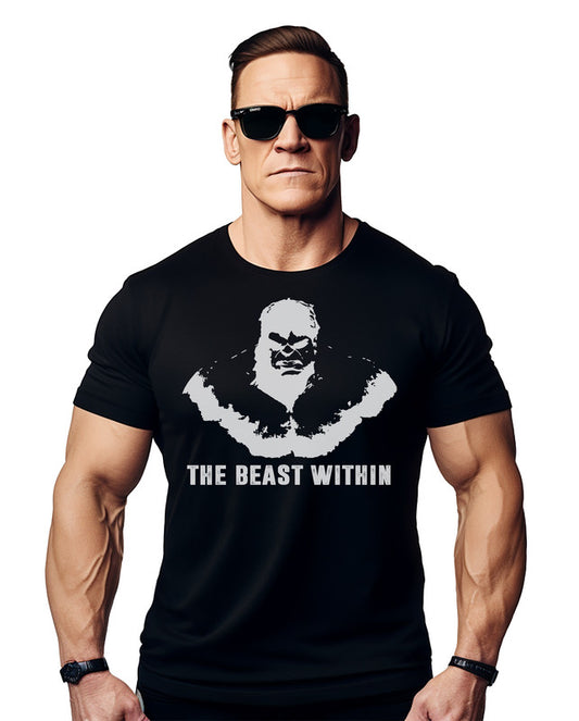 The Hulk Beast Within Gym Design Men's Workout Bodybuilding T-Shirt